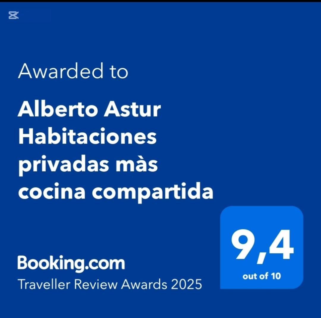 Alberto Astur Habitaciones Privadas Mas Cocina Compartida Oviedo Kültér fotó